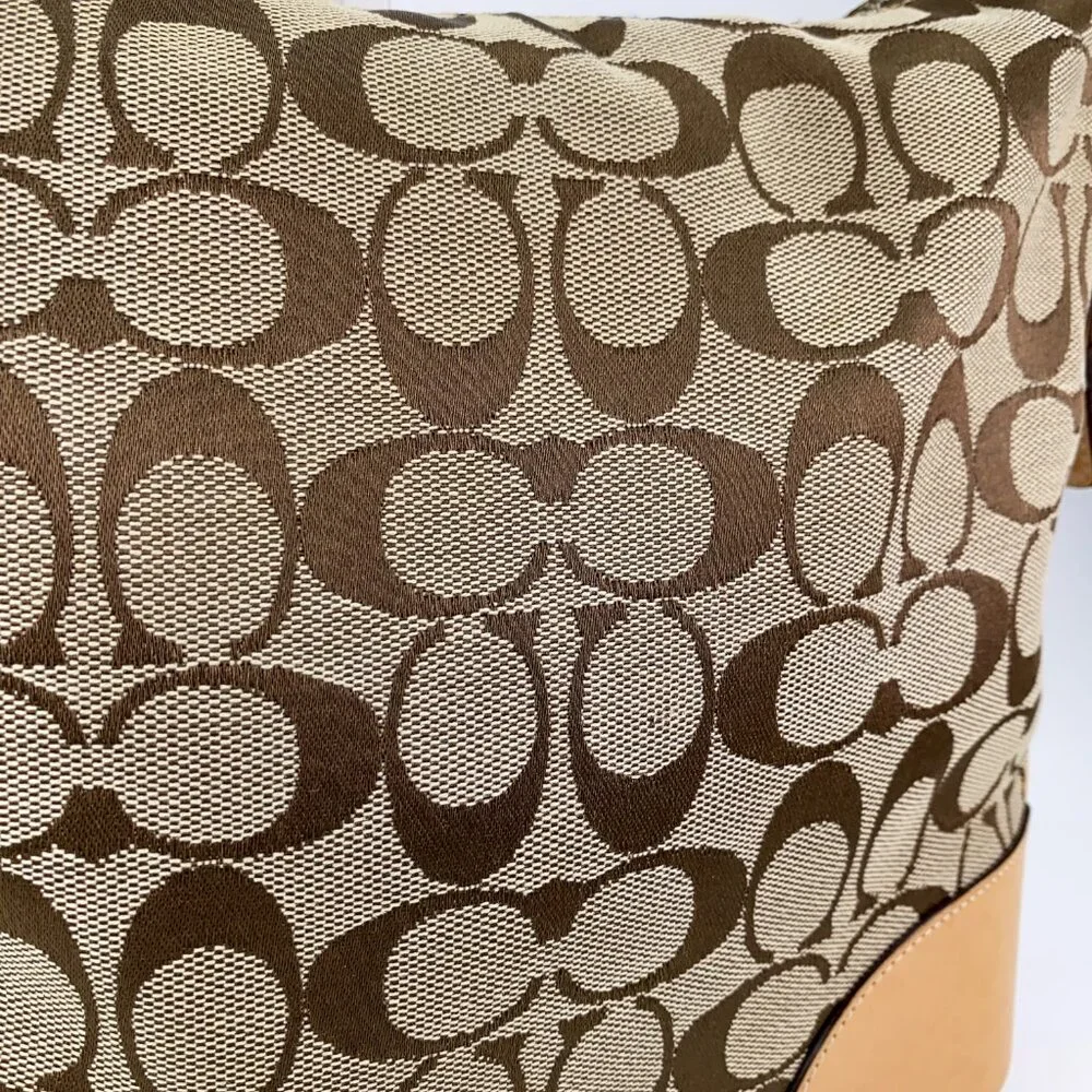 COACH Vintage Hobo Signature C Slim Crossbody Canvas Bag - C04K-6347 - Picture 11 of 14